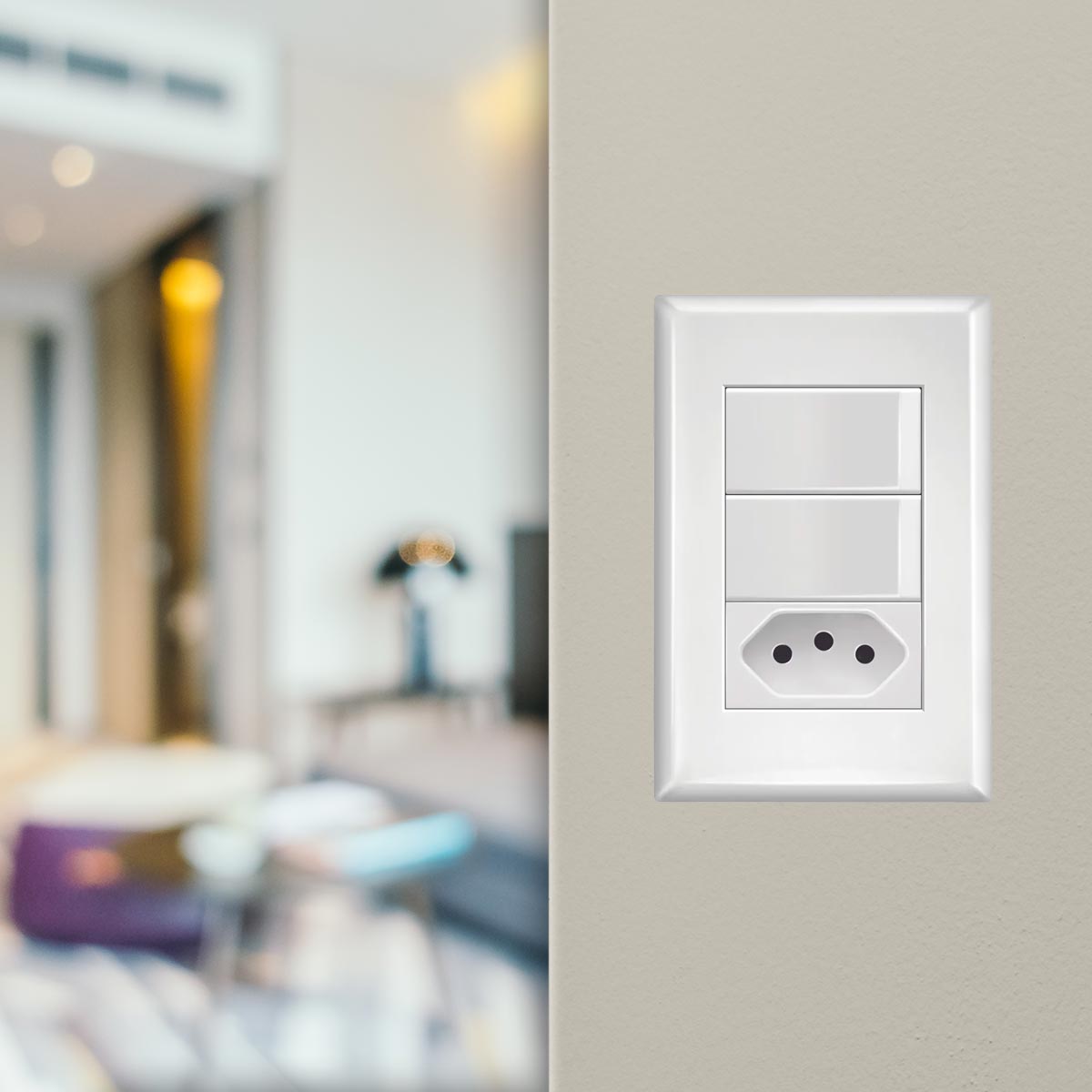 Tomadas e Interruptores